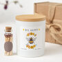 Bee Happy Candle Gift For Her, thumbnail 3 of 6