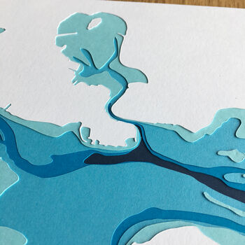 Poole Harbour Bathymetric Map, 4 of 7