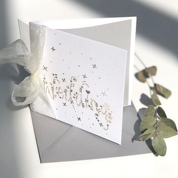 Diamond Wedding And Anniversary Laser Cut Card, 12 of 12