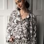 Tree Of Life Monochrome Long Pyjamas, thumbnail 2 of 7