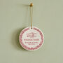 Personalised Red Graduation Ornament 2026, thumbnail 4 of 6