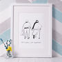 'Let's Grow Old Together' Wedding/Anniversary Print, thumbnail 3 of 4