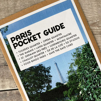 Personalised Pocket Travel Guide To Paris, 8 of 12