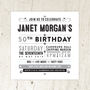 Personalised Birthday Party Vintage Invitations, thumbnail 2 of 7
