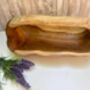 Hand Carved Teak Wooden Root Trug Flower Holder Storage, thumbnail 7 of 8