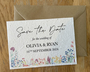 Plantable Save The Date Cards, 3 of 3
