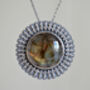 Labradorite Necklace In Black Sterling Silver, thumbnail 4 of 4