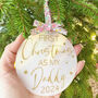 Personalised First Christmas Tree Decoration, thumbnail 1 of 6