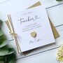 Handmade Teacher Card, thumbnail 2 of 3