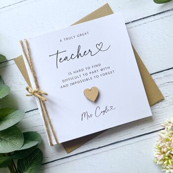 Handmade Teacher Card, 2 of 3