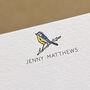 Personalised Blue Tit Correspondence Cards / Notelets, thumbnail 3 of 3