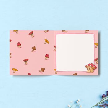 Mushroom Card | Cute Greetings Card, 2 of 4