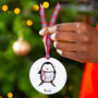 Personalised Penguin Christmas Tree Decoration, thumbnail 2 of 12