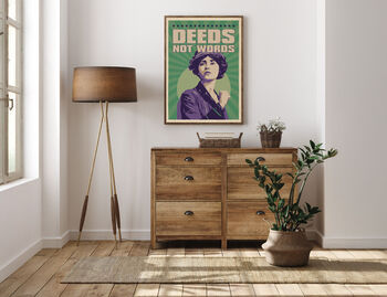 Emmeline Pankhurst Suffragette Art Print 03 | Feminist Wall Art | Suffragette Poster | Women's Rights Poster | Feminist Quote Poster, 3 of 4