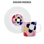 Coloured On Trend Porcelain Espresso Cup And Saucer, thumbnail 4 of 11