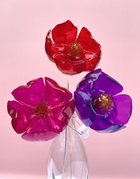 Bright Mix Bouquet Recycled Plastic Bottle Flowers, 5 of 8