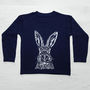 Childs Peeping Rabbit Long Sleeve T Shirt, thumbnail 3 of 3