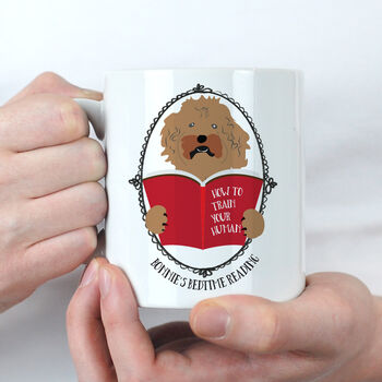 Personalised Novelty Dog Mug Train Your Human, 2 of 10