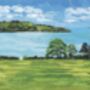 Trelissick Gardens, Cornwall, Paper Collage Art Card, thumbnail 3 of 4