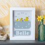 Personalised Childrens Rubber Duck Clock, thumbnail 1 of 9