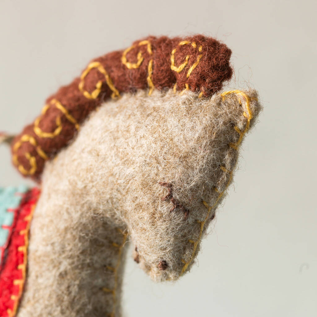 Rocking Horses Felt Craft Kit By Corinne Lapierre