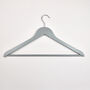 G Decor Set Pack Of 41 Grey Strong Wooden Hangers, thumbnail 3 of 5