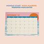 Academic Year A5 Desk Calendar 2025 2026 | Tidal Waves, thumbnail 3 of 6