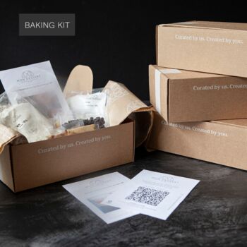Baking Kit | Six Mini Chocolate Panettone Baking Gift, 2 of 3