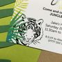 Let's Go Wild Invitations Pack Of Eight, thumbnail 2 of 3