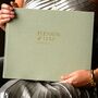 Large Wedding Guest Book Bound In Linen And Elegantly Personalised, thumbnail 1 of 12