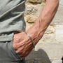 Men's Titanium Flat Curb Bracelet, thumbnail 1 of 4