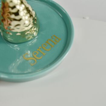 Personalised Mermaid Ring And Jewellery Dish, 2 of 6