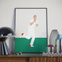 Stuart Broad England Cricket Poster, thumbnail 1 of 4