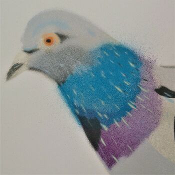 'The Pigeon' Original Stencil Edition, 6 of 9