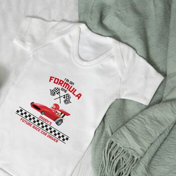 I'm On Formula Baby Grow | Daddy's Race Car Driver, 3 of 5