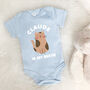 Personalised Cat Is My Bestie Babygrow, thumbnail 4 of 6