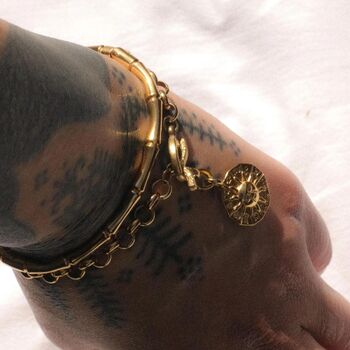Vintage Gold Zodiac Coin Bracelet, 7 of 8