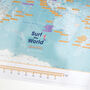 Scratch The World® Surf Map, thumbnail 6 of 6