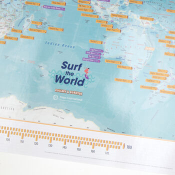 Scratch The World® Surf Map, 6 of 6