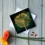 Globe Allium Seed Head Greetings Card, thumbnail 2 of 2