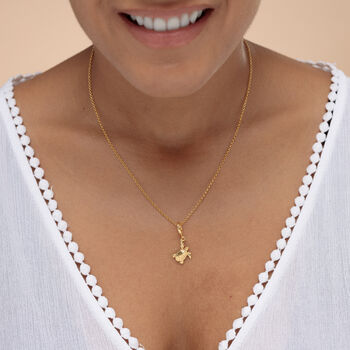 18ct Gold Turtle Charm Necklace, 4 of 5