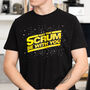 Funny Scrum Star Wars Parody Rugby T Shirt Gift For Him, thumbnail 1 of 2