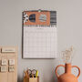 2024 Illustrated Patterned Wall Calendar, thumbnail 11 of 12