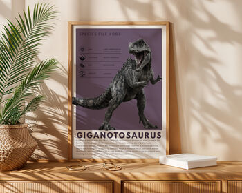 Dinosaurs Predator Series Set Of Six Art Prints, 4 of 12