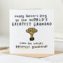 'Greatest Grandad' Father's Day Card, thumbnail 1 of 2