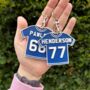 Personalised Football Shirt Keyring, thumbnail 1 of 7