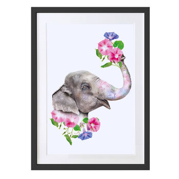 Elephant Art Print, 3 of 4