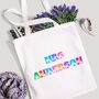 Bsl Bag Personalised Tote With Name, thumbnail 3 of 3