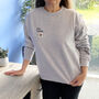 Be Kind Mental Health Awareness Pin Badge Sweatshirt, thumbnail 6 of 10