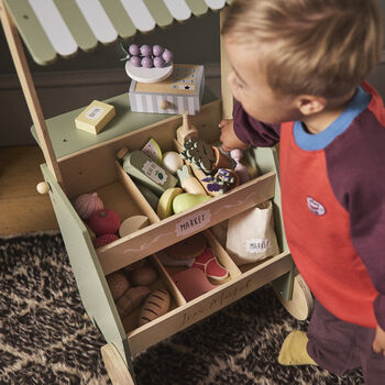 Personalised Wooden Shop Market Stall Toy, 3 of 7